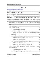 Luận văn quá trình cải thiện môi trường FDI tại việt nam 