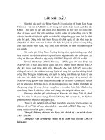 Tiểu luận vấn đề hợp tác chính trị an ninh ASEAN hiện nay 