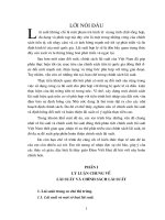 Tiểu luận lãi suất và chính sách lãi suất 