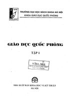 Giáo dục quốc phòng (tập 1)