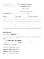 đề kiêm tra định kì khối 2 của trường đạt chuẩn quốc gia