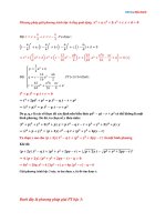 Phuong phap giai phuong trinh bac 4