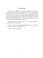 Tiểu luận các nhân tố ảnh hưởng đến các công cụ tài chính trong điều kiện thị trường 