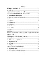 Thiếu vi chất dinh dưỡng tại Việt Nam và một số biện pháp can thiệp