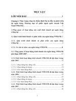 Luận văn nâng cao chất lượng công tác thẩm định dự án đầu tư tại ngânhàng NHTMCP các doanh nghiệp ngoài quốc doanh (VPBank) 