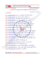 Thủ thuật CASIO nhiều căn nâng cao giải chi tiết