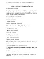 6 bước nhớ như in trọng âm trong tiếng anh