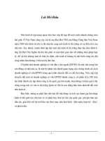 Tiểu luận thực trạng cổ phần hoá có vốn đầu tư nước ngoài 