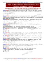 chọn lọc về khoảng cách trong hình không gian