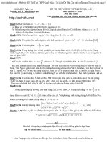 de thi dai hocmon toan 2017