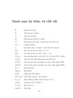 Luận án nghiên cứu một số vấn đề về chaos của mạng noron tế bào và khả năng ứng dụng