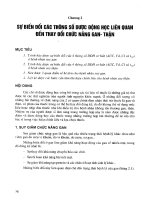 Biến đổi thông số dược động học liên quan đến chức năng gan thận