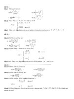 BO DE KIEM TRA 45 PHUT  GIOI HAN