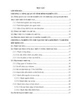 Đồ án Nghiên cứu chế tạo thiết bị xúc rửa kim phun buồng đốt động cơ