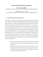 Chính sách phát triển nhìn từ phía Đức