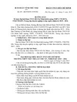 Hướng dẫn tổ chức đại hội đoàn trường học