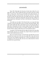 Tiểu luận một số giải pháp khắc phục lạm phát ở nước ta 