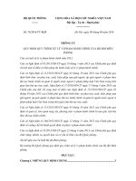 Thông tư 78/2016/TT-BQP Quy định quy trình xử lý vi phạm hành chính của Bộ đội Biên phòng