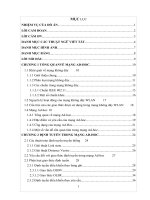 Đánh giá hiệu năng giao thức định tuyến AODV trong mạng không dây