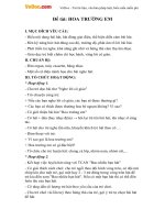 Giáo án mầm non đề tài: Hoa trường em