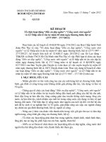 Kế hoạch tổ chức các hoạt động đền ơn đáp nghĩa