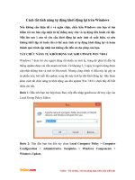 Cách tắt chức năng tự khởi động lại sau khi cập nhật Windows