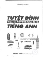 tuyệt đỉnh luyện đề môn tiếng anh