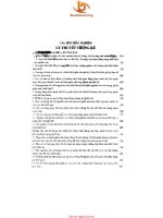 Bài tập lý thuyết thống kê