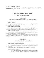 Quy chế câu lạc bộ võ Vovinam