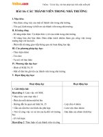 Giáo án Tự nhiên xã hội 2 bài 16