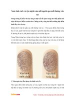 Xem tính cách và vận mệnh qua đường vân tay