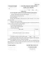 Mẫu thông báo sử dụng mẫu con dấu của doanh nghiệp/chi nhánh/văn phòng đại diện