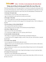 Những cặp từ đồng âm thường gặp dễ nhầm lẫn trong Tiếng Anh