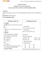 Giáo án Toán 3 chương 1 bài 2