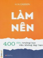 Làm lên 400 điều trường học vẫn không dạy bạn