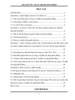 Tìm hiểu công tác tuyển dụng, bố trí, đào tạo và phát triển nhân sự tại công ty cổ phần xây dựng bạch đằng 