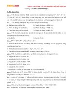 Bài tập Hóa học lớp 10: Liên kết hóa học