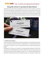 Hướng dẫn cách học từ vựng tiếng anh bằng Flashcard