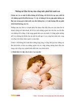 Những sai lầm bà mẹ nào cũng mắc phải khi nuôi con