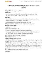 Giáo án Tự nhiên xã hội 2 bài 20