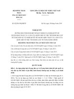 Nghị quyết 02/2016/NQ-HĐTP hướng dẫn thi hành Bộ luật tố tụng dân sự và Luật tố tụng hành chính