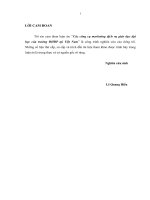 Các công cụ marketing dịch vụ giáo dục đại học của trường đại học địa phương (đhđp) tại việt nam