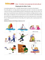 Flashcards for Kids: Verbs