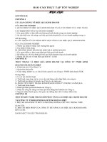 MỘT số BIỆN PHÁP góp PHẦN NÂNG CAO HIỆU QUẢ KINH DOANH tại CÔNG TY TNHH KINH DOANH XNK HOÀNG HIỆP 