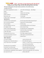 Cấu trúc chung của một câu trong tiếng Anh