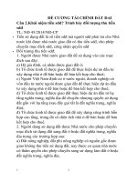 ĐỀ CƯƠNG TÀI CHÍNH ĐẤT ĐAI