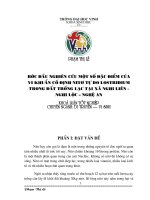 MỘT số đặc điểm của VI KHUẨN cố ĐỊNH NITƠ tự DO CLOTRIDIUM TRONG đất TRỒNG lạc xã NGHI LIÊN   NGHI lộc   NGHỆ AN 