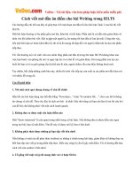 Cách viết mở đầu ăn điểm cho bài Writing trong IELTS