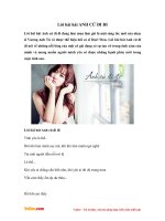 Lời bài hát: Anh cứ đi đi