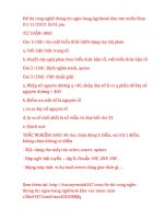 Đề thi công nghệ thông tin ngân hàng agribank khu vực miền nam 